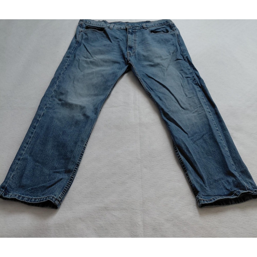 Levi's 505 Jeans Mens W38 L30 Blue Denim Straight Leg Classic Work Vintage